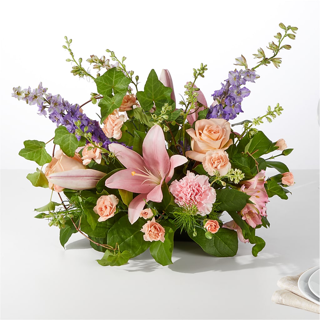Blossom Time Centerpiece – Hirzel Brothers Greenhouse, Toledo OH