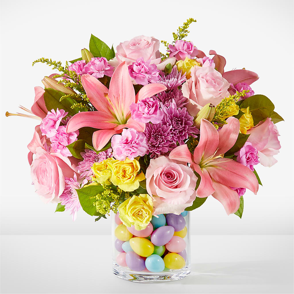 Easter Egg Hunt Bouquet – Hirzel Brothers Greenhouse, Toledo OH