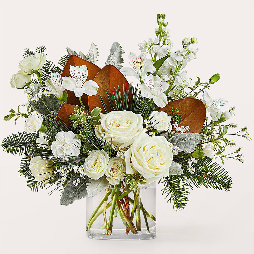 Fresh Snowfall Bouquet – Hirzel Brothers Greenhouse, Toledo OH