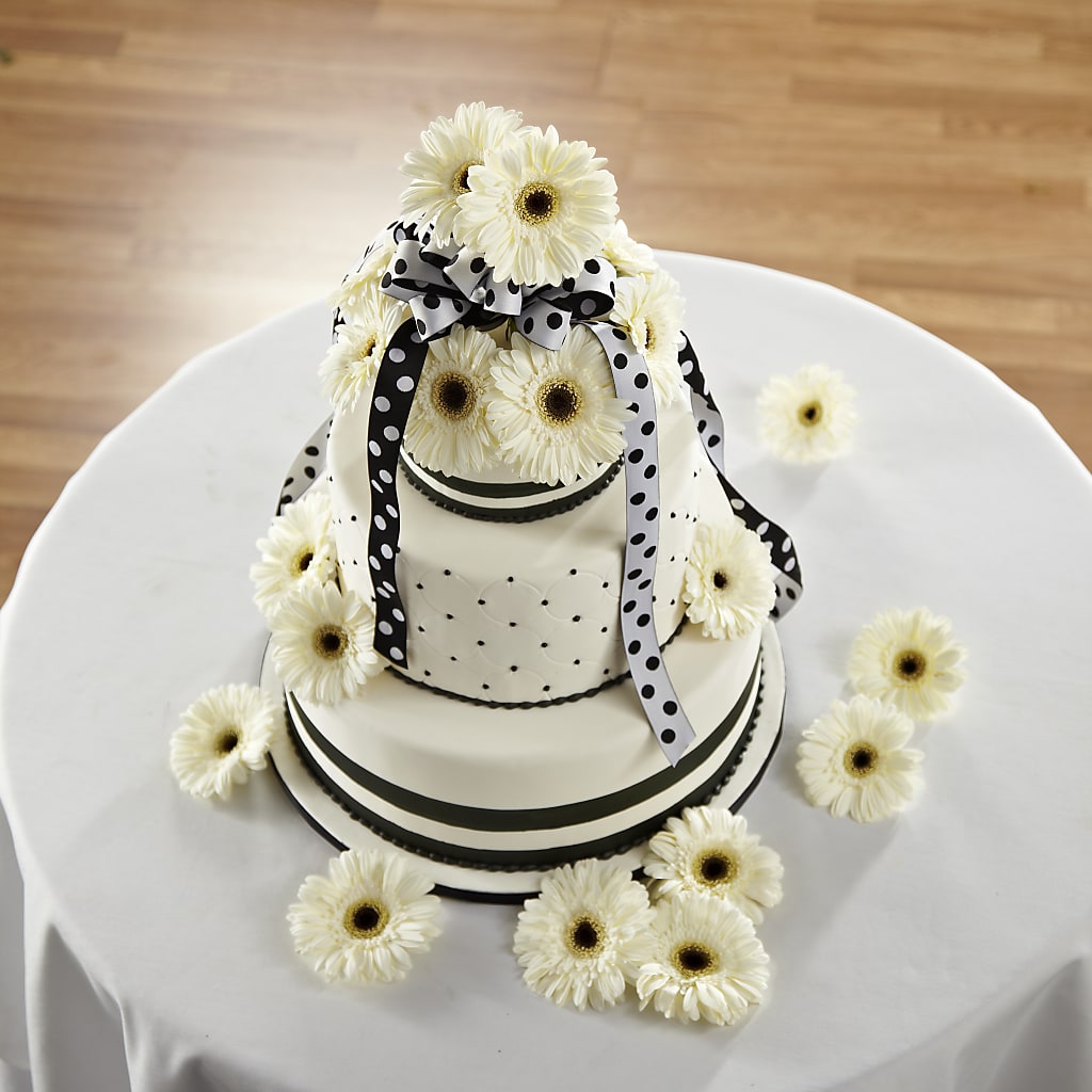 Simple Sophistication Cake Décor – Hirzel Brothers Greenhouse, Toledo OH