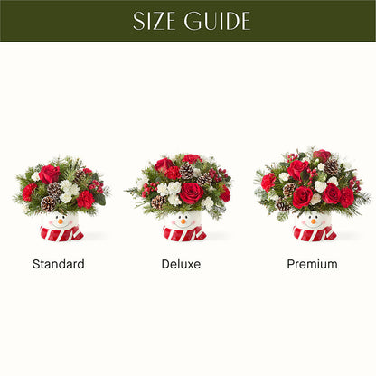 Jolly Snowman Bouquet –  Hirzel Brothers Greenhouse, Toledo OH