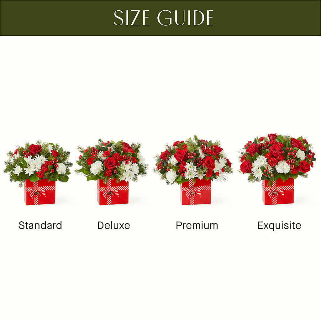 Presents Under the Tree Bouquet –  Hirzel Brothers Greenhouse, Toledo OH