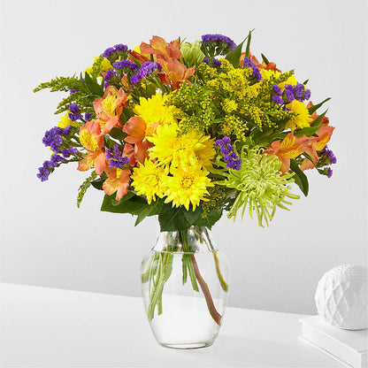 Marmalade Skies Bouquet –  Hirzel Brothers Greenhouse, Toledo OH