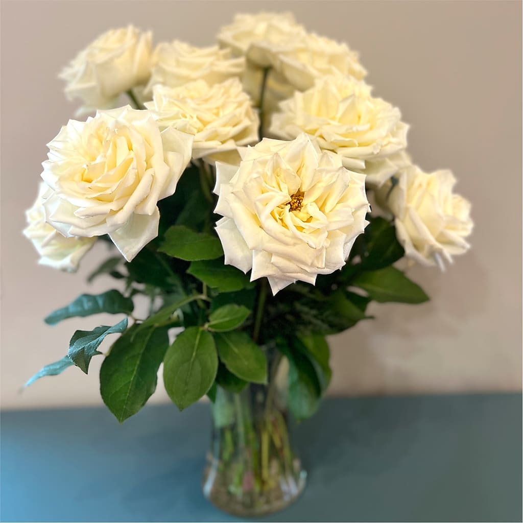 Long Stem Yellow Rose Bouquet –  Hirzel Brothers Greenhouse, Toledo OH