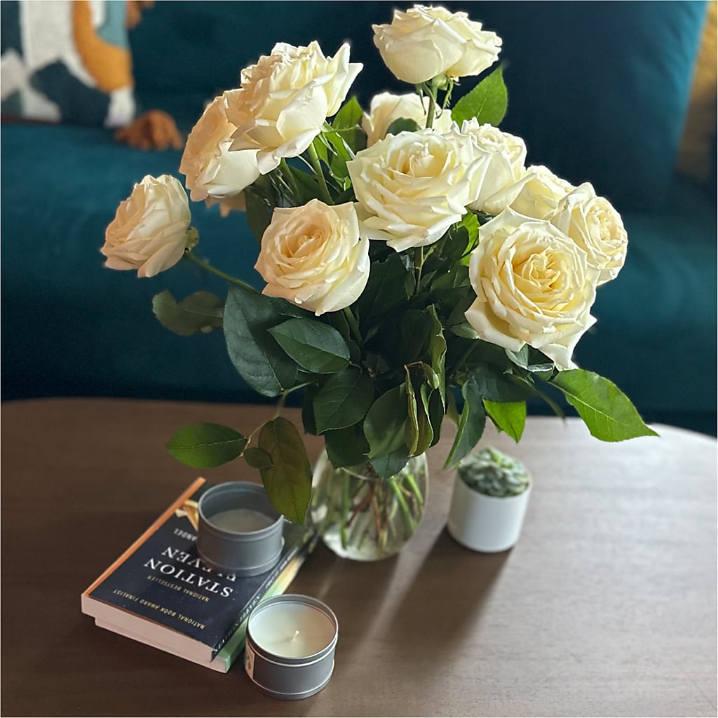 Long Stem Yellow Rose Bouquet –  Hirzel Brothers Greenhouse, Toledo OH