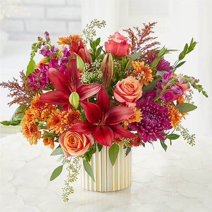 Burgundy Landscape Bouquet –  Hirzel Brothers Greenhouse, Toledo OH