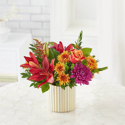 Burgundy Landscape Bouquet –  Hirzel Brothers Greenhouse, Toledo OH