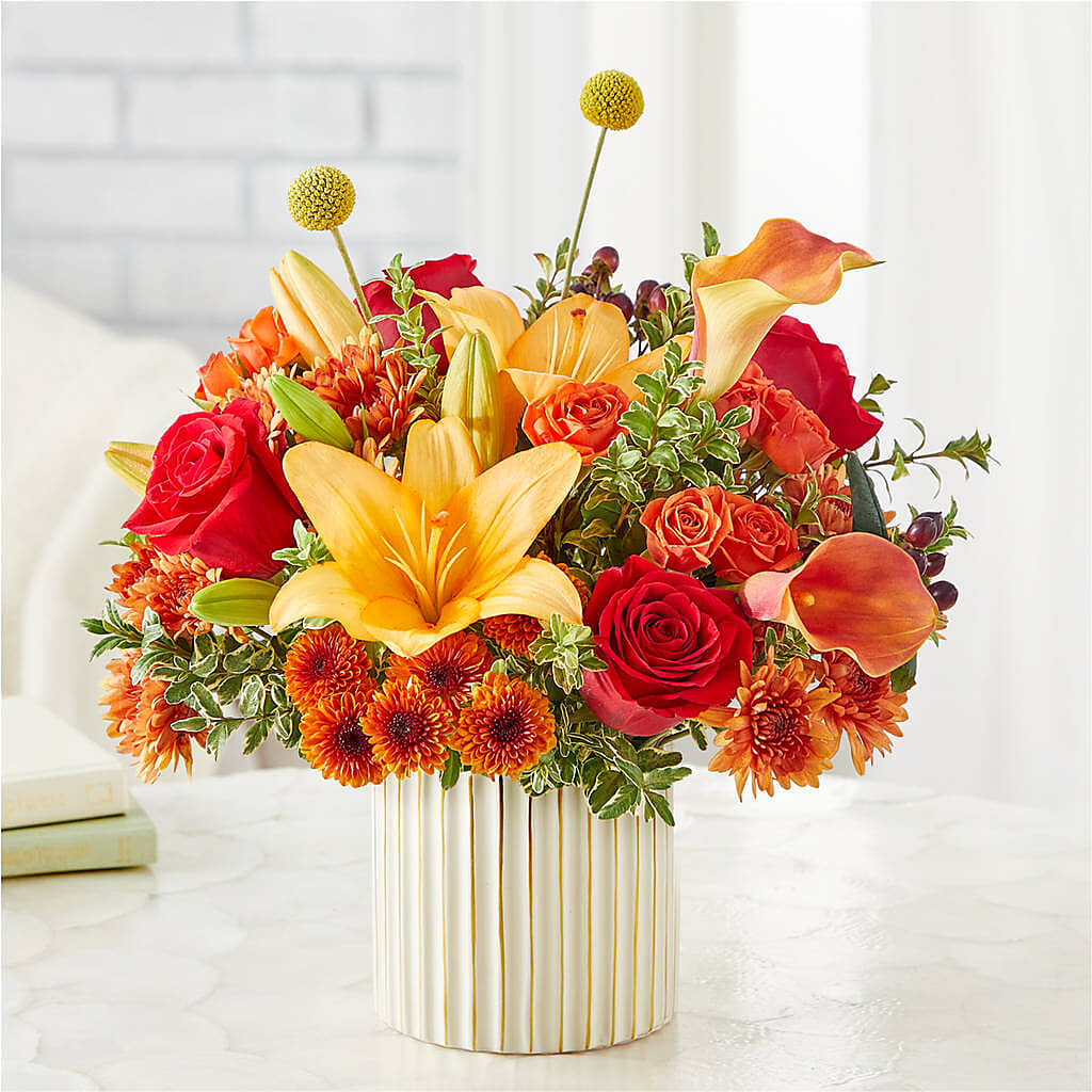 Scarlet Skies Bouquet –  Hirzel Brothers Greenhouse, Toledo OH