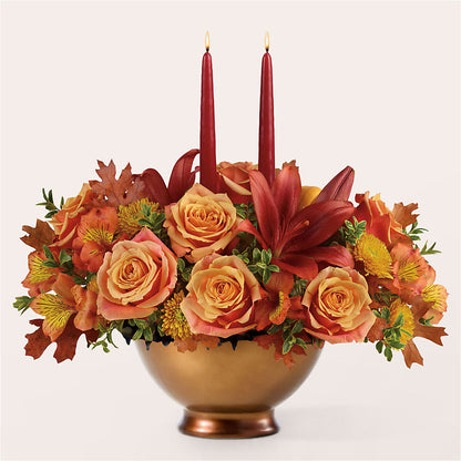Harvest Table Centerpiece –  Hirzel Brothers Greenhouse, Toledo OH