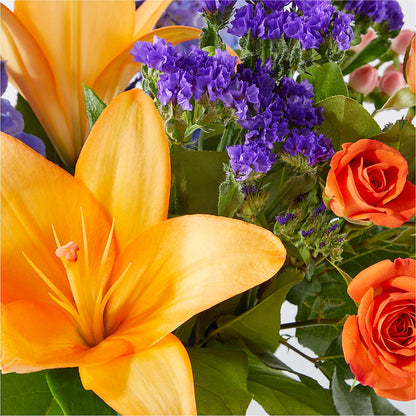 Radiant Citrus Bouquet –  Hirzel Brothers Greenhouse, Toledo OH