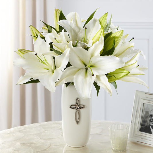 Faithful Blessings Bouquet –  Hirzel Brothers Greenhouse, Toledo OH