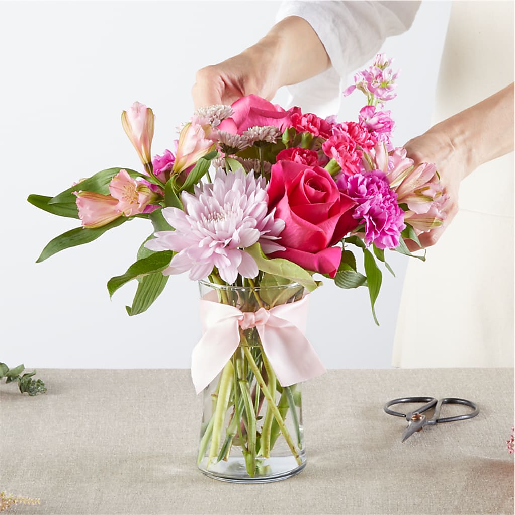 Pink Ribbon - A Florist Original –  Hirzel Brothers Greenhouse, Toledo OH