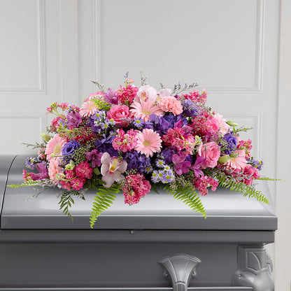 Glorious Garden Casket Spray –  Hirzel Brothers Greenhouse, Toledo OH
