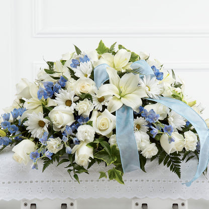 Tender Treasure Casket Spray –  Hirzel Brothers Greenhouse, Toledo OH