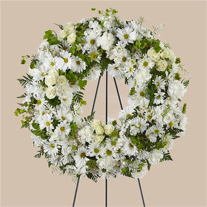 Faithful Wishes Wreath –  Hirzel Brothers Greenhouse, Toledo OH