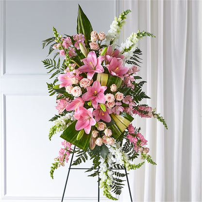 Elegant Embrace Standing Spray –  Hirzel Brothers Greenhouse, Toledo OH