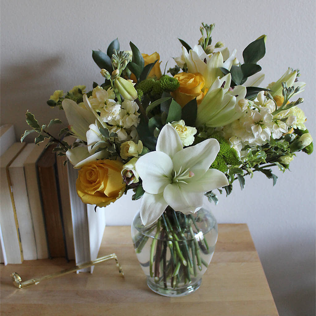 Hope & Serenity Bouquet –  Hirzel Brothers Greenhouse, Toledo OH