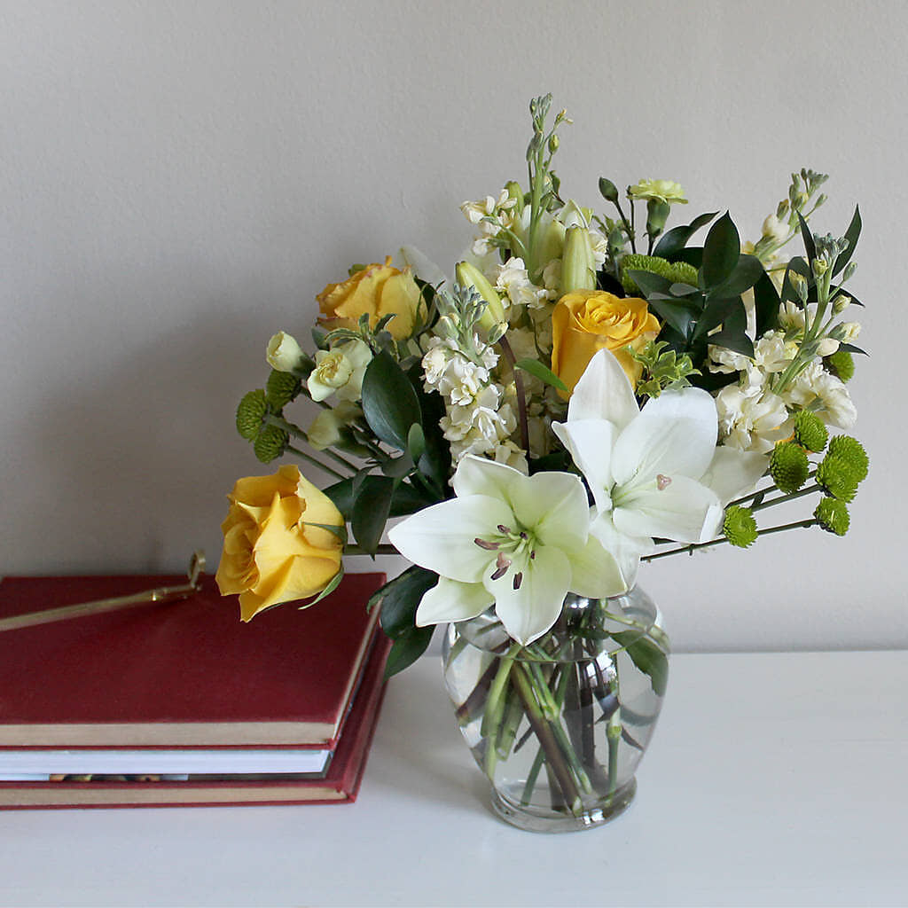 Hope & Serenity Bouquet –  Hirzel Brothers Greenhouse, Toledo OH