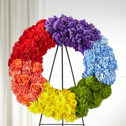 Circle of Love Wreath –  Hirzel Brothers Greenhouse, Toledo OH