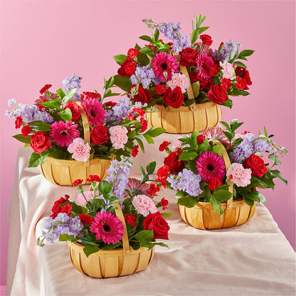 Pink Picnic Basket –  Hirzel Brothers Greenhouse, Toledo OH