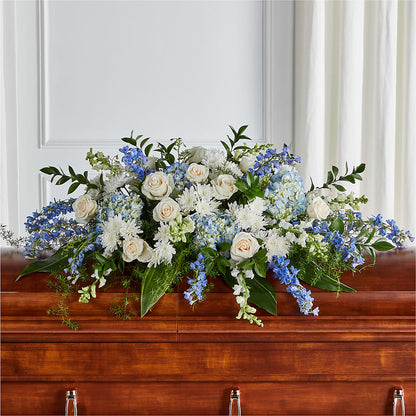 Timeless Essence Casket Spray –  Hirzel Brothers Greenhouse, Toledo OH