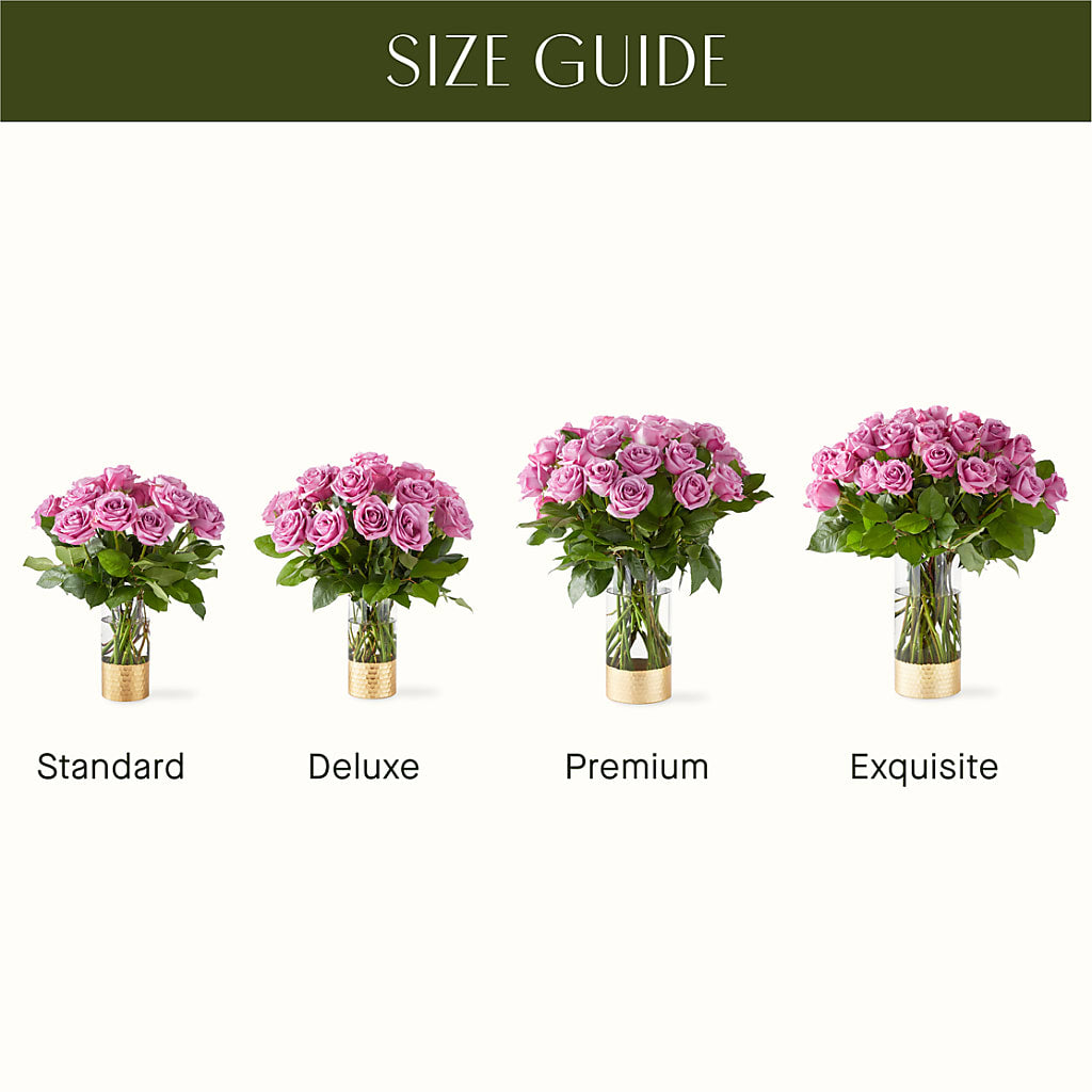 Secret Admirer Lavender Rose Bouquet –  Hirzel Brothers Greenhouse, Toledo OH