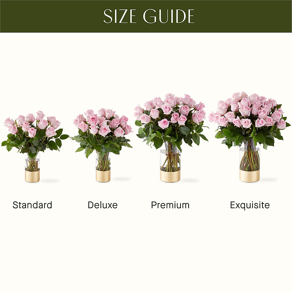 Picture Perfect Pink Rose Bouquet –  Hirzel Brothers Greenhouse, Toledo OH