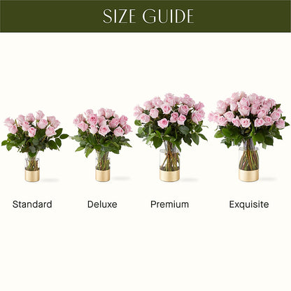 Picture Perfect Pink Rose Bouquet –  Hirzel Brothers Greenhouse, Toledo OH