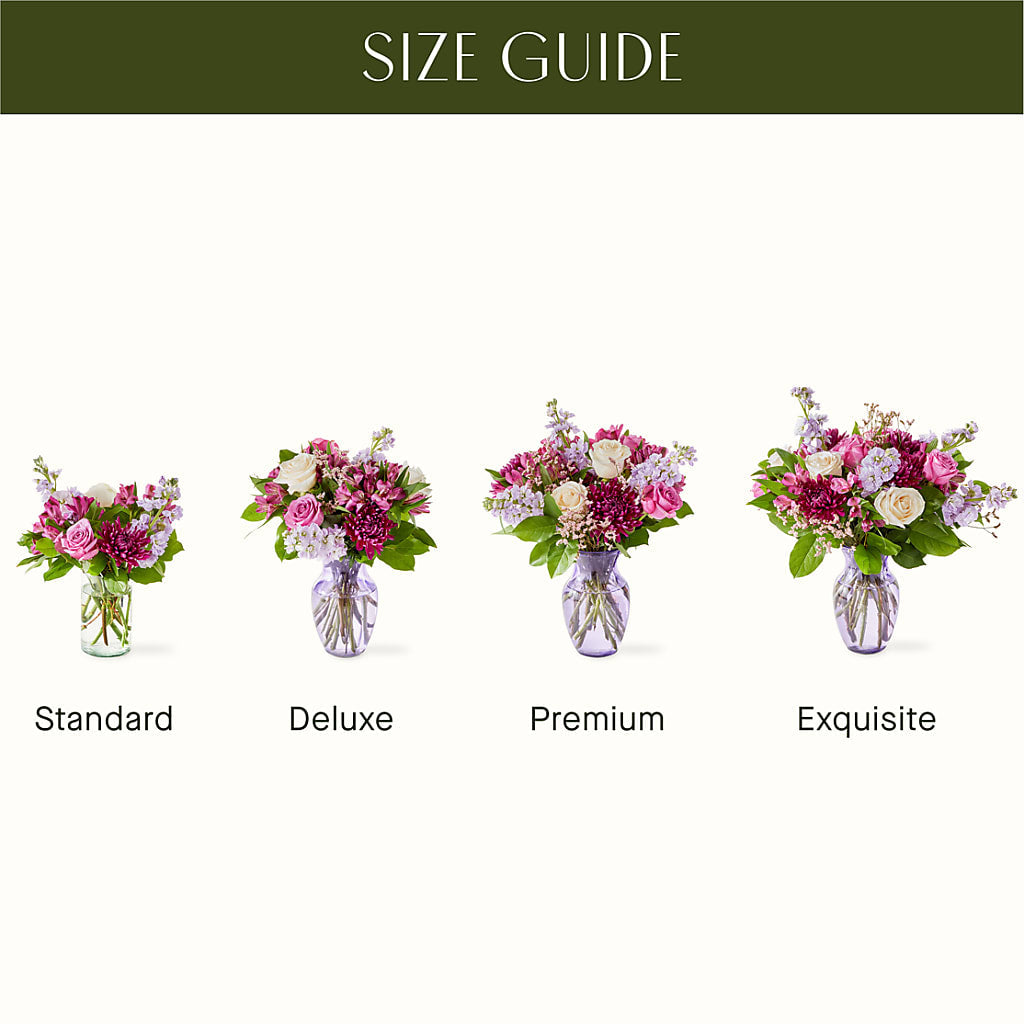 Amethyst Dreams Bouquet –  Hirzel Brothers Greenhouse, Toledo OH
