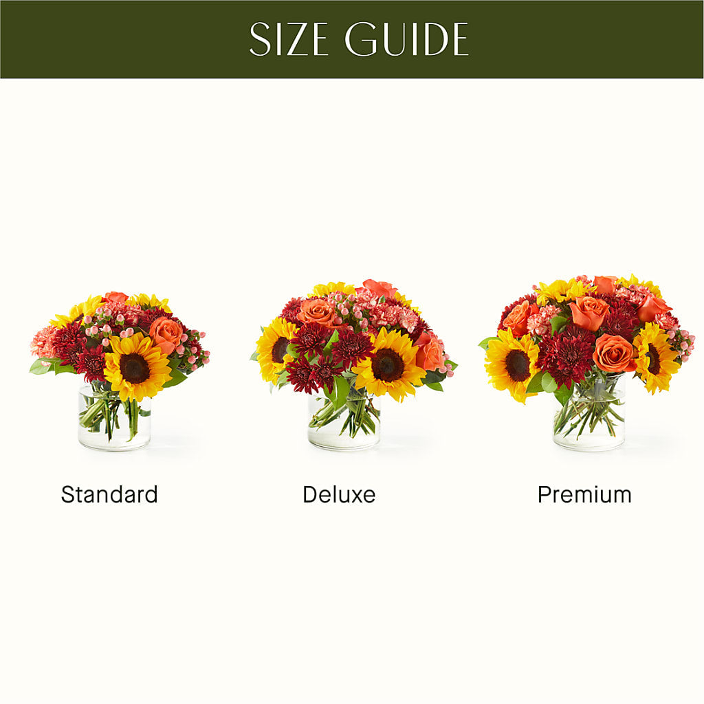 September Sunset Bouquet –  Hirzel Brothers Greenhouse, Toledo OH