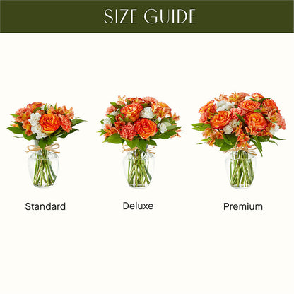 Apricot Glow Bouquet –  Hirzel Brothers Greenhouse, Toledo OH