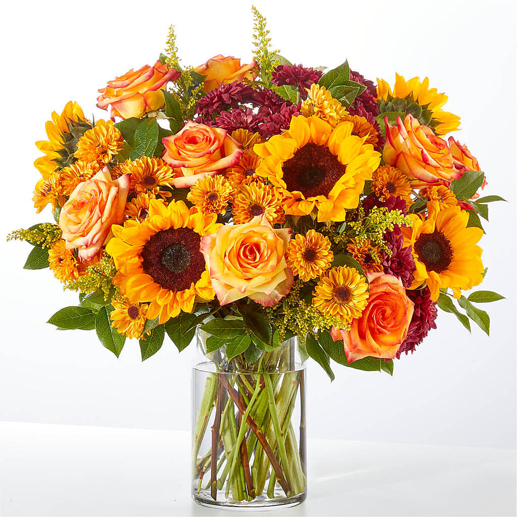 Flannel Scarf Bouquet –  Hirzel Brothers Greenhouse, Toledo OH