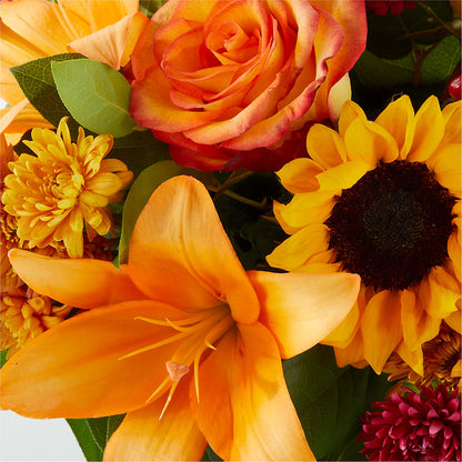 Grateful Centerpiece –  Hirzel Brothers Greenhouse, Toledo OH