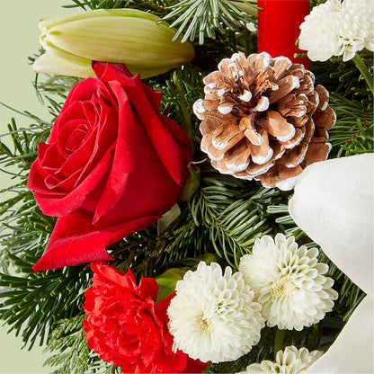 Seasonal Festivities Centerpiece –  Hirzel Brothers Greenhouse, Toledo OH