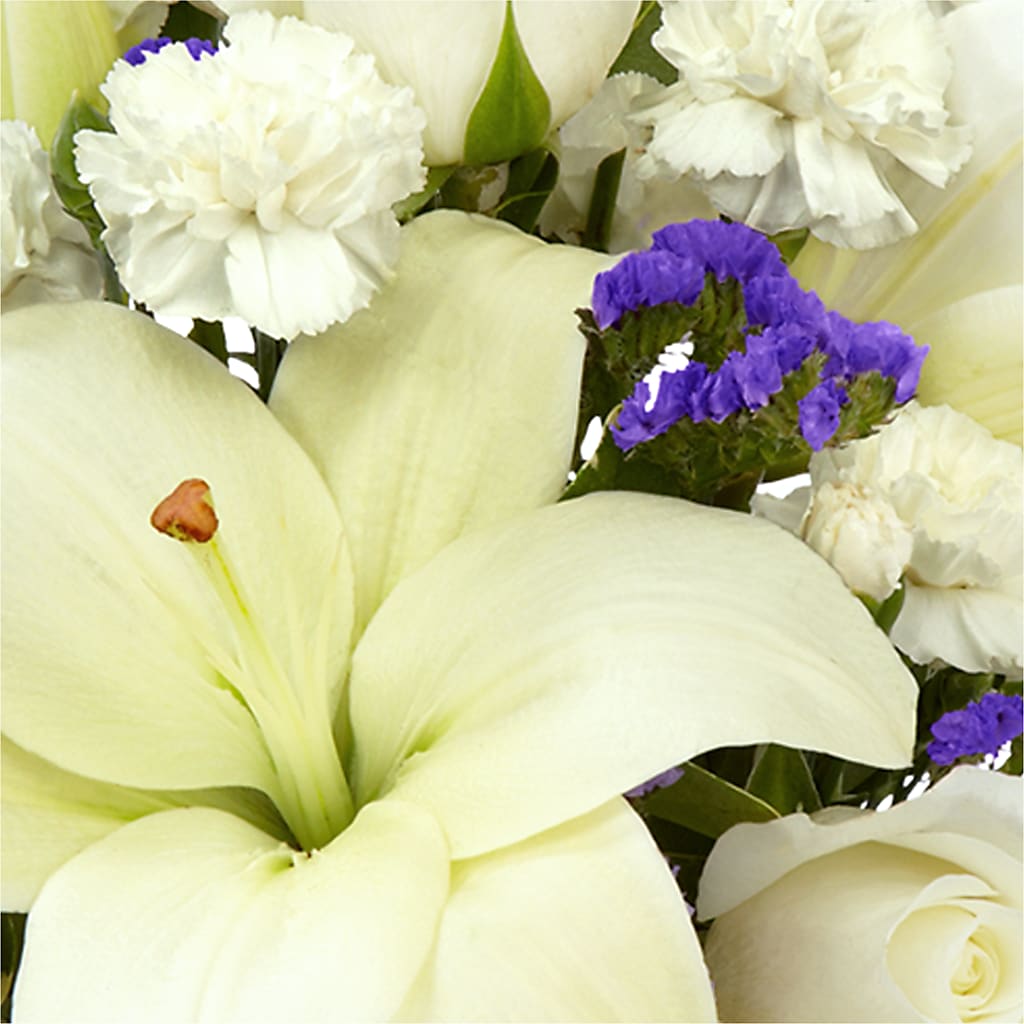 Sapphire Rush Bouquet –  Hirzel Brothers Greenhouse, Toledo OH
