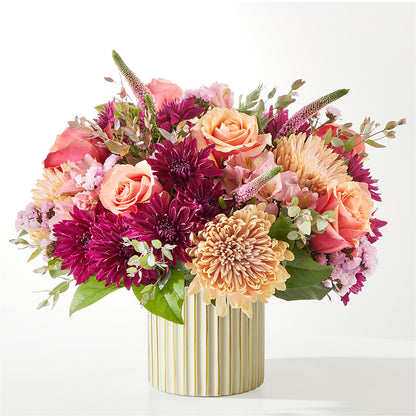 Berry Cobbler Bouquet with Ivory Vase –  Hirzel Brothers Greenhouse, Toledo OH
