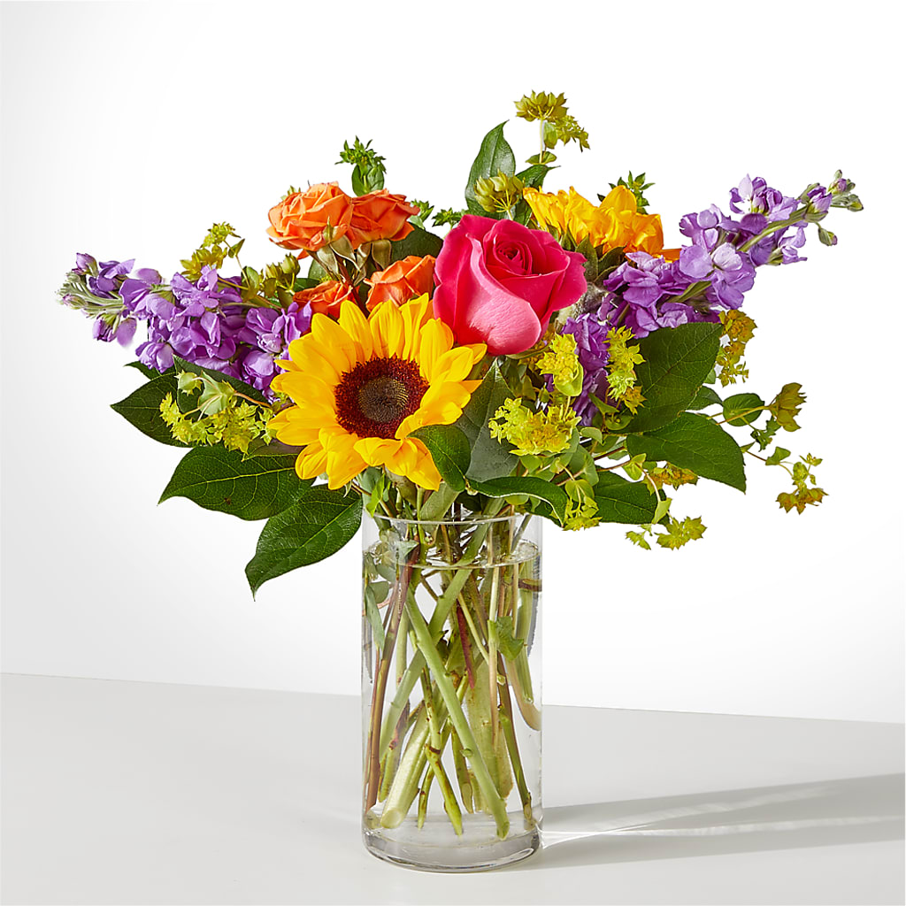Vibrant Greetings Bouquet –  Hirzel Brothers Greenhouse, Toledo OH