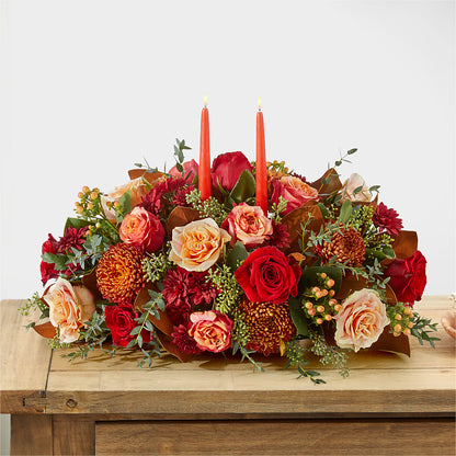 Gather Near Centerpiece –  Hirzel Brothers Greenhouse, Toledo OH