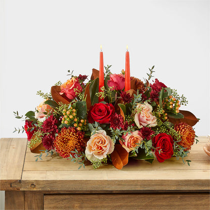 Gather Near Centerpiece –  Hirzel Brothers Greenhouse, Toledo OH