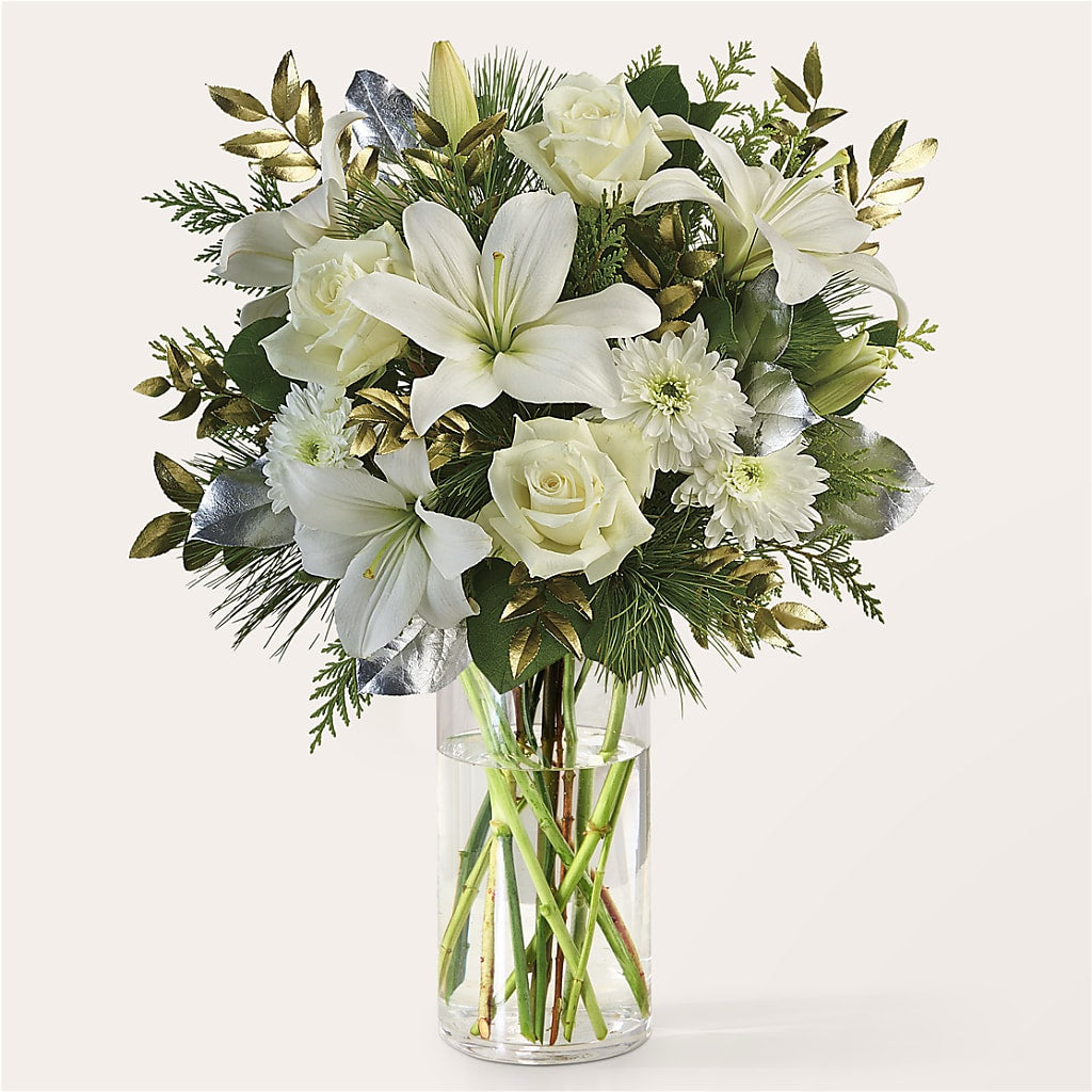 Wintry Mix Bouquet –  Hirzel Brothers Greenhouse, Toledo OH