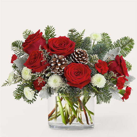 Yule Cheer Bouquet –  Hirzel Brothers Greenhouse, Toledo OH