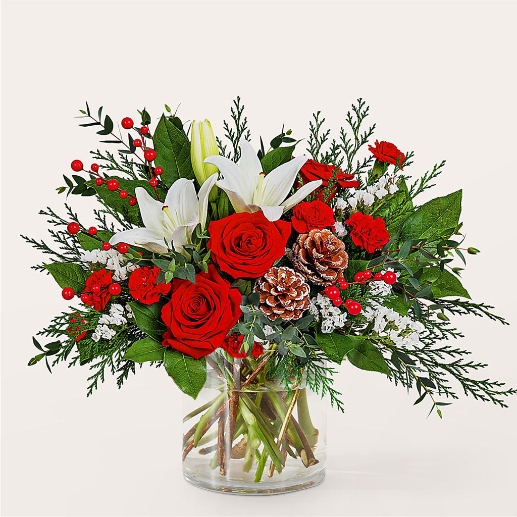Best in Snow Bouquet –  Hirzel Brothers Greenhouse, Toledo OH