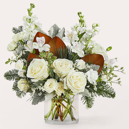 Fresh Snowfall Bouquet –  Hirzel Brothers Greenhouse, Toledo OH